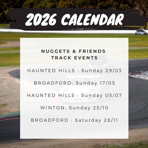2026 Track Events Calendar — track day in Melbourne, VIC on Sunday 29 March 2026