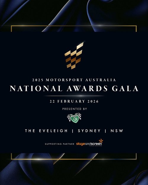 2025 Motorsport Australia National Awards Gala — spectator event in Sydney, NSW on Sunday 22 February 2026