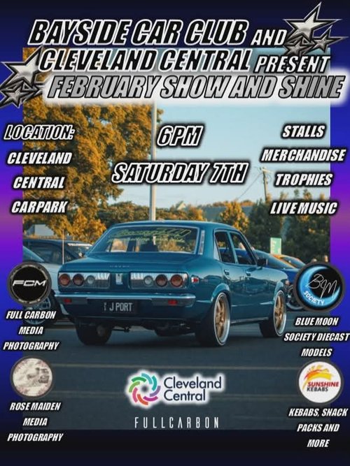 February Show and Shine — car meet in Brisbane, QLD on Saturday 7 February 2026