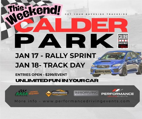Rally Sprint & Track Day Weekend — track day in Melbourne, VIC on Saturday 17 January 2026