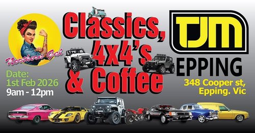 Classics, 4x4's & Coffee — 4x4/Classic car meet in Melbourne, VIC on Sunday 1 February 2026