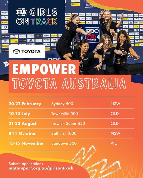 FIA Girls on Track - Empower Program 2026 Series — spectator event in Sydney, NSW on Friday 20 February 2026
