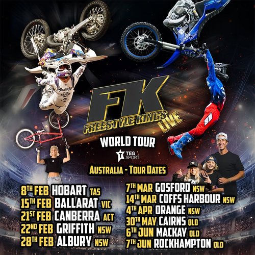 Freestyle Kings Live - World Tour — spectator event in Hobart, TAS on Sunday 8 February 2026