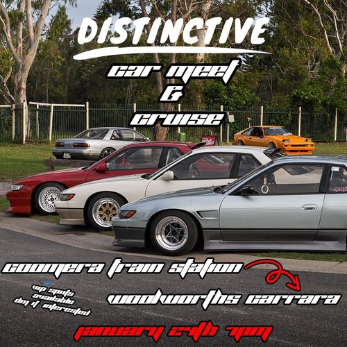 Distinctive Car Meet & Cruise — car meet in Gold Coast, QLD on Saturday 24 January 2026