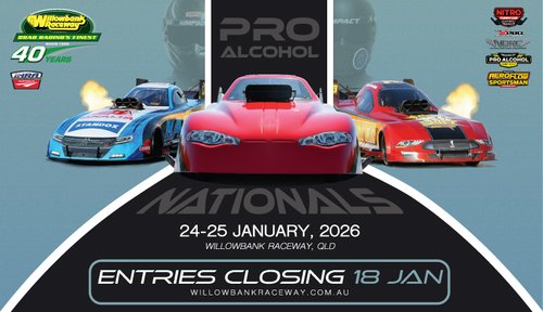 Pro Alcohol Nationals — spectator event in Brisbane, QLD on Saturday 24 January 2026