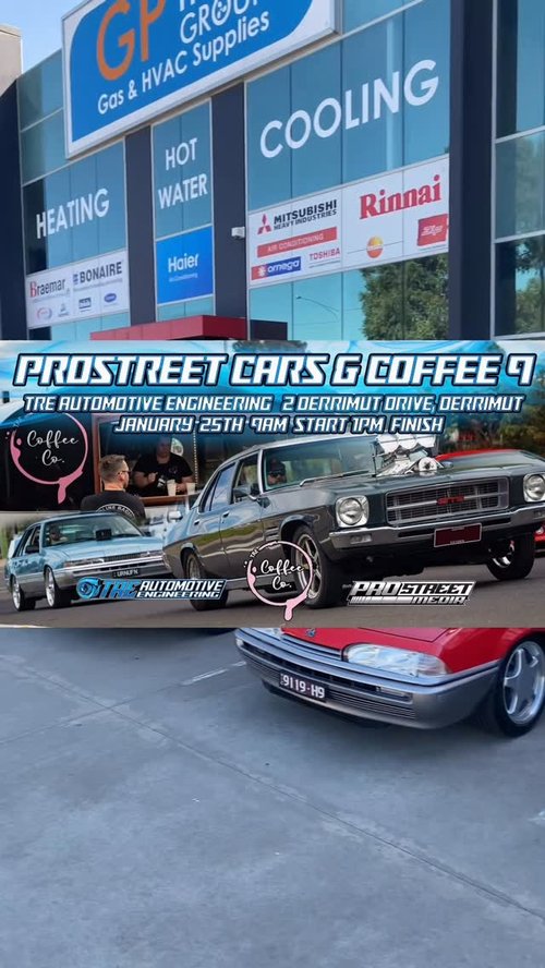 Prostreet Cars & Coffee 9 — car meet in Melbourne, VIC on Sunday 25 January 2026
