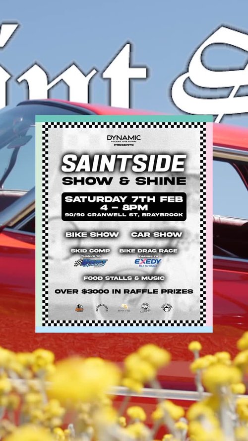 Saint Side Show & Shine — JDM car meet in Melbourne, VIC on Saturday 7 February 2026