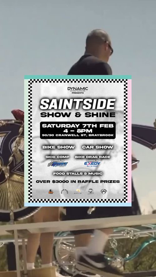 Saint Side Show & Shine — JDM car meet in Melbourne, VIC on Saturday 7 February 2026