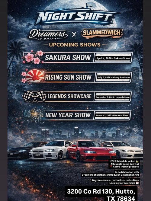 Sakura Show — JDM/Stance car meet in International on Saturday 4 April 2026