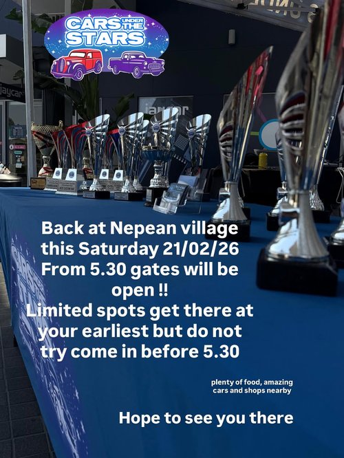 Cars Under The Stars — car meet in Sydney, NSW on Saturday 21 February 2026