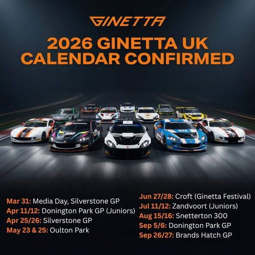 Ginetta UK Championship (Juniors) — Euro spectator event in International on Saturday 11 April 2026
