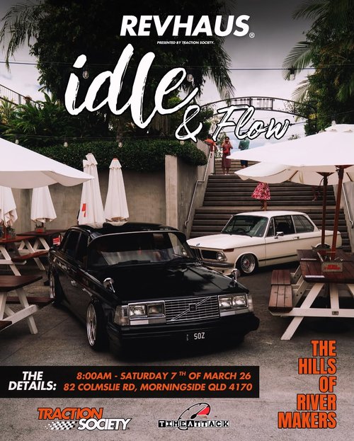 IDLE & FLOW — car meet in Brisbane, QLD on Saturday 7 March 2026