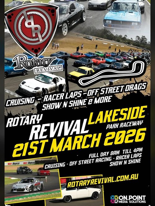Rotary Revival — JDM spectator event in Brisbane, QLD on Saturday 21 March 2026