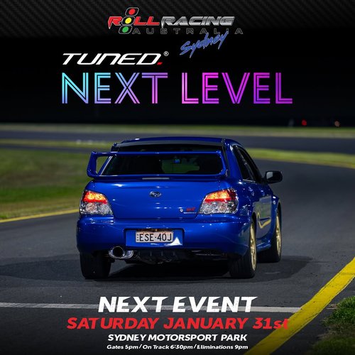 Tuned Next Level — JDM/Muscle track day in Sydney, NSW on Saturday 31 January 2026