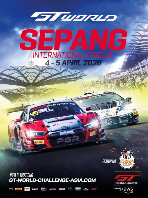 GT World Sepang — Euro/Exotic spectator event in International on Saturday 4 April 2026