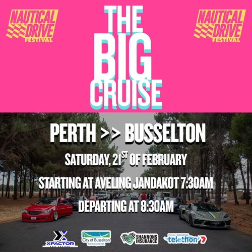The Big Cruise — JDM car meet in Perth, WA on Saturday 21 February 2026
