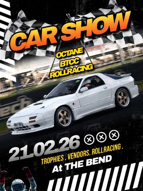 Car Show & Shine at Roll Racing — JDM/Muscle track day in Adelaide, SA on Saturday 21 February 2026