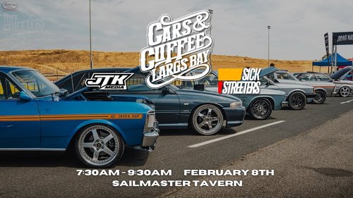 Cars & Coffee Largs Bay — Muscle/Classic car meet in Adelaide, SA on Sunday 8 February 2026
