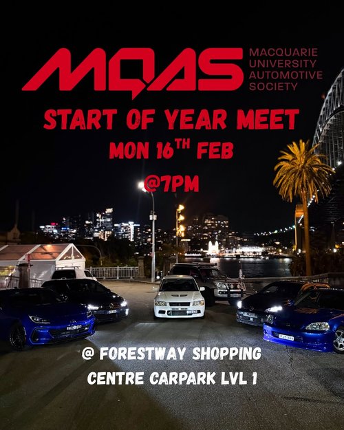 Start of Year Meet — car meet in Sydney, NSW on Monday 16 February 2026