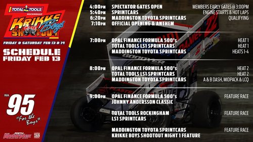 Total Tools Rockingham Krikke Boys Shootout — spectator event in Perth, WA on Friday 13 February 2026