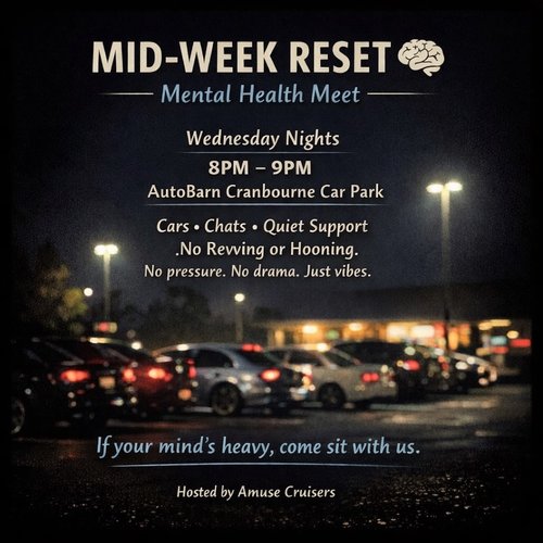 Mid-Week Reset — car meet in Melbourne, VIC on Wednesday 18 March 2026