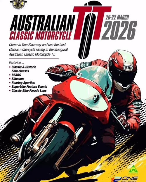 Australian Classic Motorcycle TT — Classic spectator event in Sydney, NSW on Friday 20 March 2026
