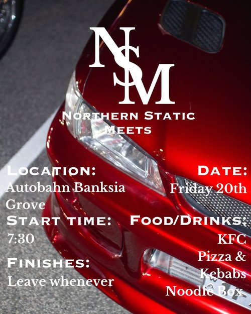 Northern Static Meets — Stance car meet in Perth, WA on Friday 20 March 2026