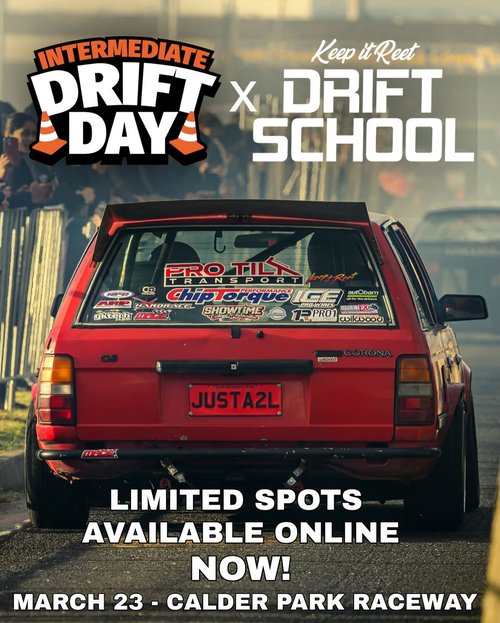 Intermediate Drift Day x Drift School — JDM track day in Melbourne, VIC on Monday 23 March 2026