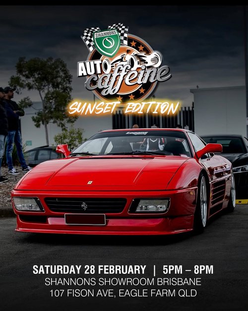Auto Caffeine Sunset Edition — car meet in Brisbane, QLD on Saturday 28 February 2026