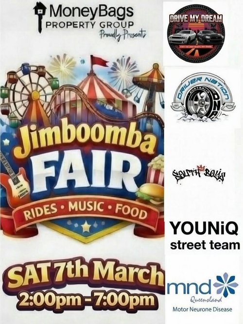 Jimboomba FAIR — JDM/Muscle car meet in Brisbane, QLD on Saturday 7 March 2026