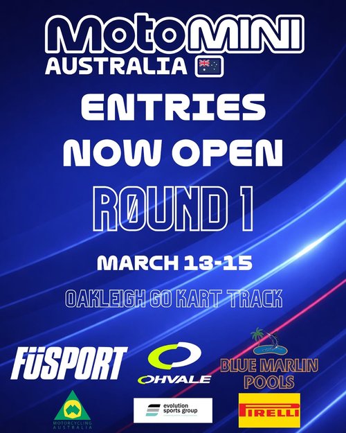 MotoMINI Australia - Round 1 — spectator event in Melbourne, VIC on Friday 13 March 2026