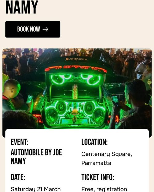 Automobile by Joe Namy — car meet in Sydney, NSW on Saturday 21 March 2026