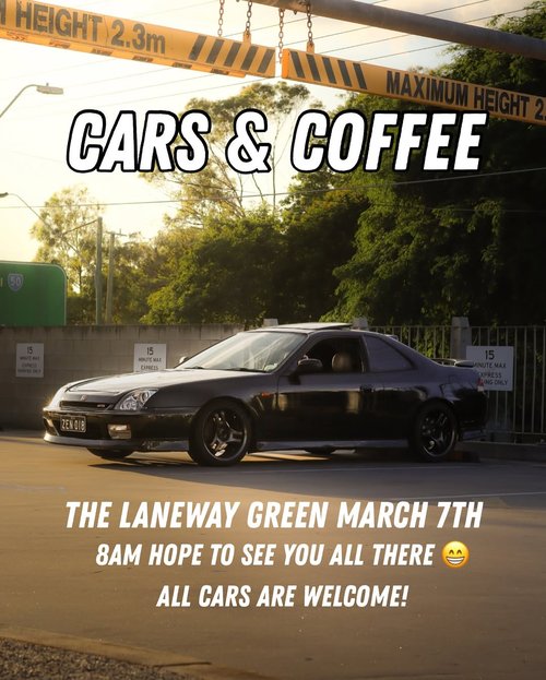 Cars & Coffee — JDM car meet in Brisbane, QLD on Saturday 7 March 2026