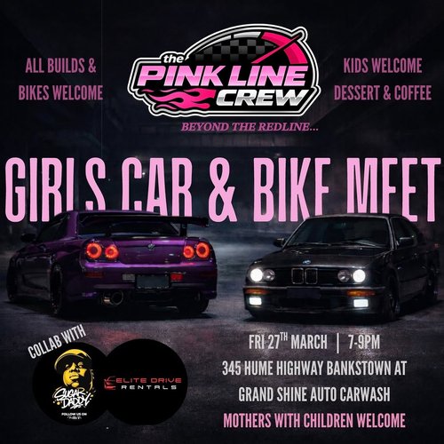 Girls Car & Bike Meet — car meet in Sydney, NSW on Friday 27 March 2026