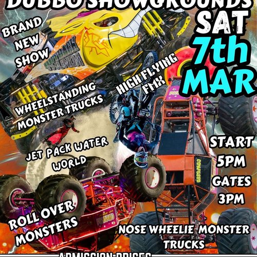 Monster Truck Mayhem – Thrills & Stunt Show — spectator event in Sydney, NSW on Saturday 7 March 2026