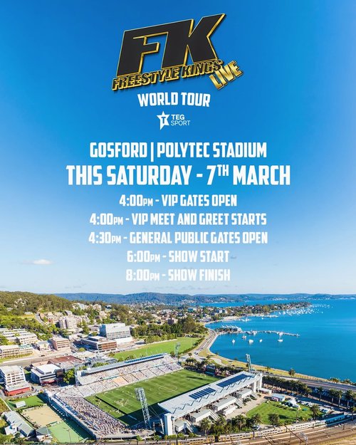 Freestyle Kings Live World Tour — spectator event in Sydney, NSW on Saturday 7 March 2026