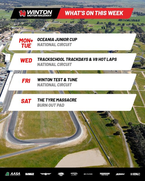 Winton Test & Tune — track day in Melbourne, VIC on Friday 6 March 2026