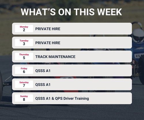 QSSS A1 — Muscle track day in Toowoomba, QLD on Friday 6 March 2026