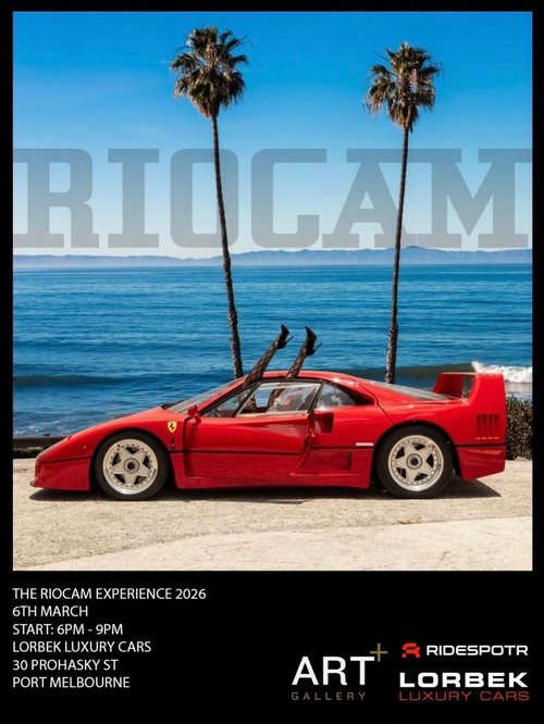 THE RIOCAM EXPERIENCE 2026 — Exotic car meet in Melbourne, VIC on Friday 6 March 2026
