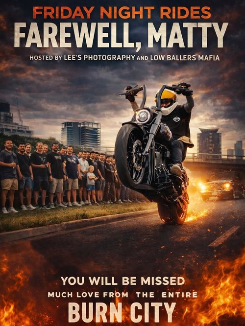 Friday Night Rides Farewell, Matty — Muscle/Classic car meet in Melbourne, VIC on Friday 6 March 2026