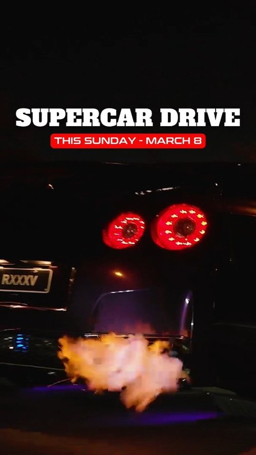 Supercar Drive — Exotic car meet in Perth, WA on Sunday 8 March 2026