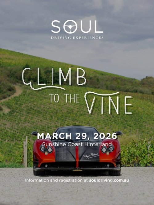 Climb to the Vine — Euro/Exotic car meet in Sunshine Coast, QLD on Sunday 29 March 2026