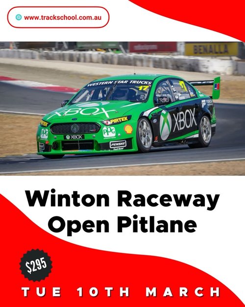 Winton Raceway Open Pitlane — track day in Melbourne, VIC on Tuesday 10 March 2026