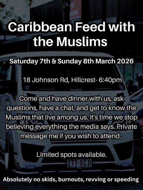 Caribbean Feed with the Muslims — JDM car meet in Brisbane, QLD on Saturday 7 March 2026