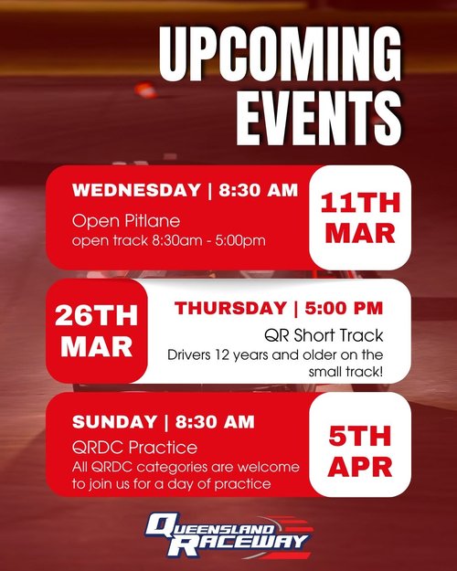 Open Pitlane — track day in Brisbane, QLD on Wednesday 11 March 2026