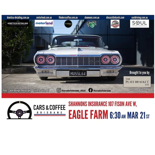 Cars & Coffee Brisbane — car meet in Brisbane, QLD on Saturday 21 March 2026