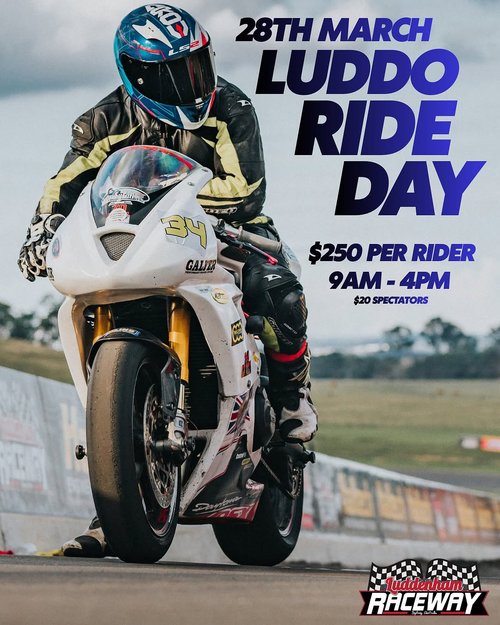 Luddo Ride Day — track day in Sydney, NSW on Saturday 28 March 2026