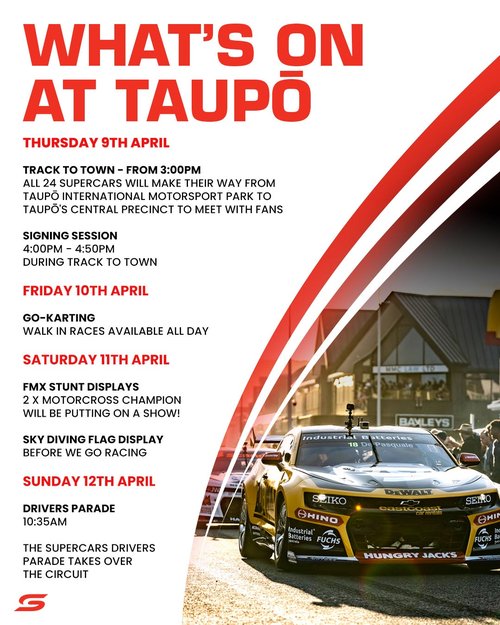 What's On At Taupō — Muscle spectator event in International on Thursday 9 April 2026