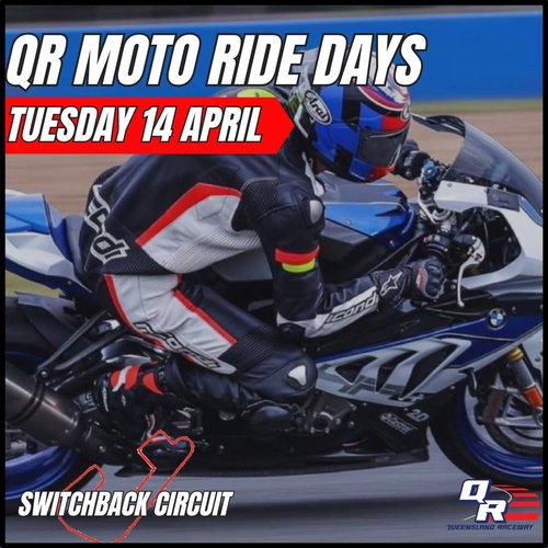 QR Moto Ride Days — track day in Brisbane, QLD on Tuesday 14 April 2026