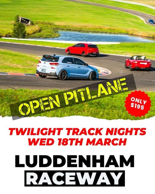 Open Pitlane Twilight Track Nights — track day in Sydney, NSW on Wednesday 18 March 2026